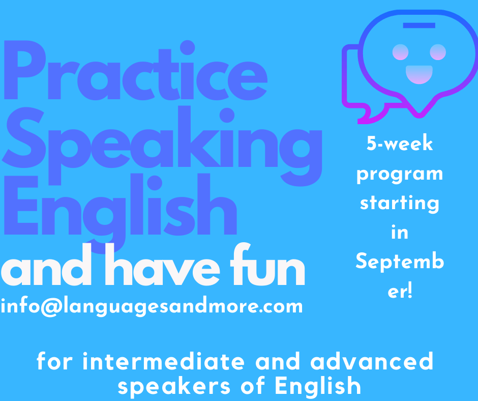 Practice speaking English and have fun